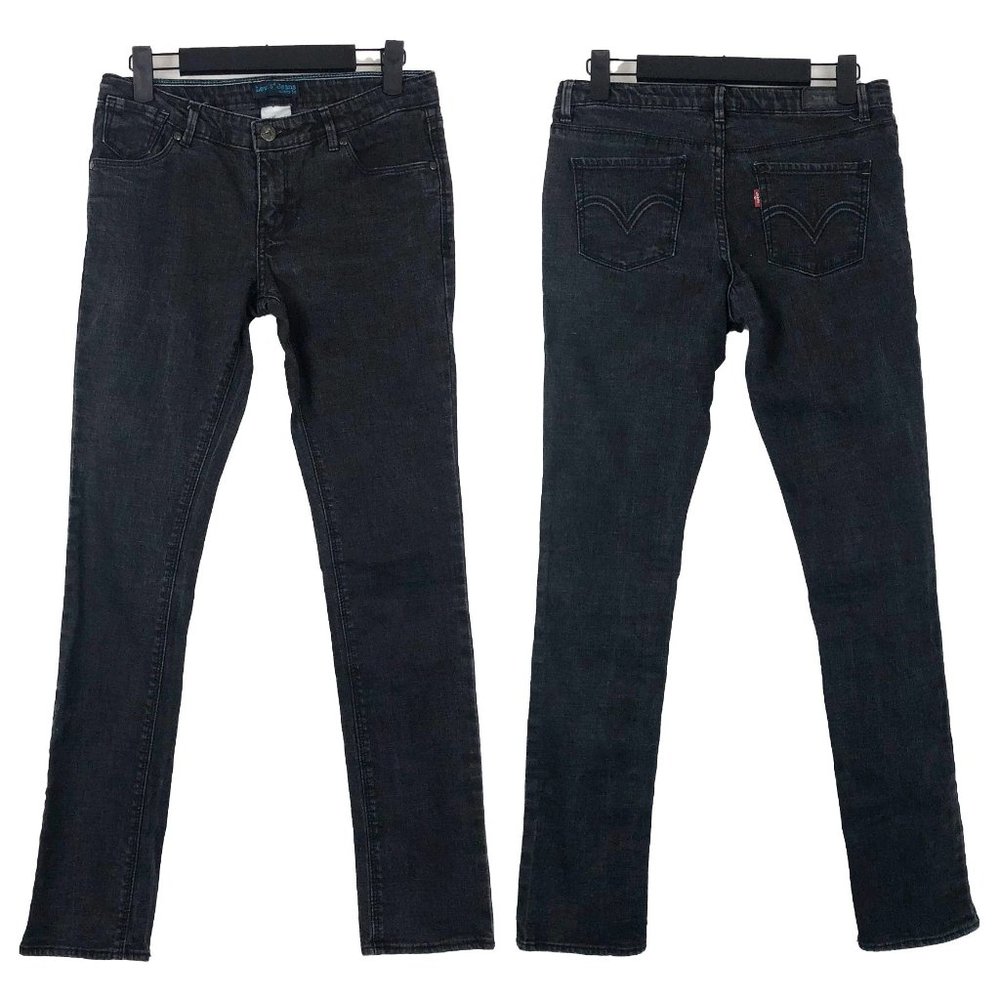 Levi's Girls Skinny Fit Low Rise Dark Grey Jeans 14